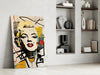 Marilyn Monroe Glass Wall Art || Designer Collection by Insigneart USA
