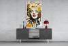 Marilyn Monroe Glass Wall Art || Designer Collection by Insigneart USA