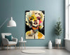Marilyn Monroe Glass Wall Art || Designer Collection by Insigneart USA