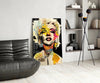 Marilyn Monroe Glass Wall Art || Designer Collection by Insigneart USA