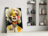 Marilyn Monroe Glass Wall Art || Designer Collection by Insigneart USA