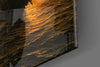 Red Storm Glass Wall Art || Designer Collection by Insigneart USA