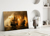 Red Storm Glass Wall Art || Designer Collection by Insigneart USA