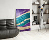 Waves Glass Wall Art || Designers Collection by Insigneart USA
