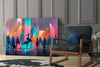 Cubic Walk Glass Wall Art || Designers Collection by Insigneart USA