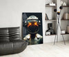 Robotic View Glass Wall Art || Designer Collection by Insigneart USA