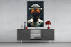 Robotic View Glass Wall Art || Designer Collection by Insigneart USA