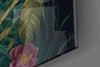 Trap Behind Flowers Glass Wall Art || Designers Collection by Insigneart USA