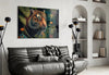 Trap Behind Flowers Glass Wall Art || Designers Collection by Insigneart USA