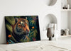 Trap Behind Flowers Glass Wall Art || Designers Collection by Insigneart USA