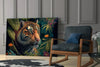 Trap Behind Flowers Glass Wall Art || Designers Collection by Insigneart USA