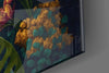 Trap Behind Flowers Glass Wall Art || Designer Collection by Insigneart USA
