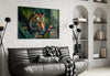 Trap Behind Flowers Glass Wall Art || Designer Collection by Insigneart USA