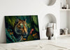 Trap Behind Flowers Glass Wall Art || Designer Collection by Insigneart USA