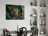 Trap Behind Flowers Glass Wall Art || Designer Collection by Insigneart USA
