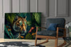 Trap Behind Flowers Glass Wall Art || Designer Collection by Insigneart USA