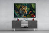 Trap Behind Flowers Glass Wall Art || Designer Collection by Insigneart USA