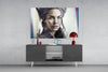 Girl with a Tattoo Glass Wall Art || Designer Collection by Insigneart USA