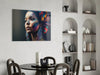 Girl with a Tattoo Glass Wall Art || Designer Collection by Insigneart USA