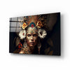 Queen of Flowers Glass Wall Art || Designer Collection by Insigneart USA