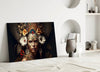 Queen of Flowers Glass Wall Art || Designer Collection by Insigneart USA