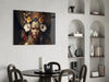 Queen of Flowers Glass Wall Art || Designer Collection by Insigneart USA
