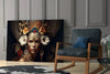 Queen of Flowers Glass Wall Art || Designer Collection by Insigneart USA
