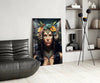 Warrior Beautiful Glass Wall Art || Designers Collection by Insigneart USA