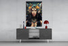 Warrior Beautiful Glass Wall Art || Designers Collection by Insigneart USA