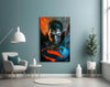 Bloody Superman Glass Wall Art || Designer Collection by Insigneart USA