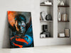 Bloody Superman Glass Wall Art || Designer Collection by Insigneart USA