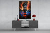 Bloody Superman Glass Wall Art || Designer Collection by Insigneart USA