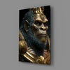 Ape King Glass Wall Art || Designer Collection by Insigneart USA