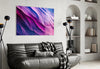 Purple Dance Glass Wall Art || Designer Collection by Insigneart USA