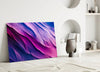 Purple Dance Glass Wall Art || Designer Collection by Insigneart USA