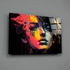 Rebel Beauty Glass Wall Art || Designer Collection by Insigneart USA