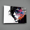 Rebel Beauty Glass Wall Art || Designer Collection by Insigneart USA
