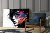 Rebel Beauty Glass Wall Art || Designer Collection by Insigneart USA