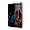 Moon Cat Glass Wall Art || Designer Collection by Insigneart USA