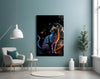 Moon Cat Glass Wall Art || Designer Collection by Insigneart USA