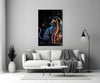 Moon Cat Glass Wall Art || Designer Collection by Insigneart USA