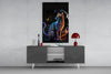 Moon Cat Glass Wall Art || Designer Collection by Insigneart USA
