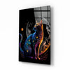 Moon Cat Glass Wall Art || Designer Collection by Insigneart USA