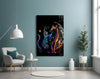 Moon Cat Glass Wall Art || Designer Collection by Insigneart USA