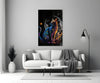 Moon Cat Glass Wall Art || Designer Collection by Insigneart USA