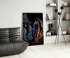 Moon Cat Glass Wall Art || Designer Collection by Insigneart USA