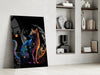 Moon Cat Glass Wall Art || Designer Collection by Insigneart USA