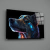 Space Dog Glass Wall Art || Designer Collection by Insigneart USA