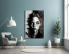 Scribbled Beauty Glass Wall Art || Designer Collection by Insigneart USA