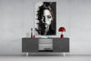 Scribbled Beauty Glass Wall Art || Designer Collection by Insigneart USA